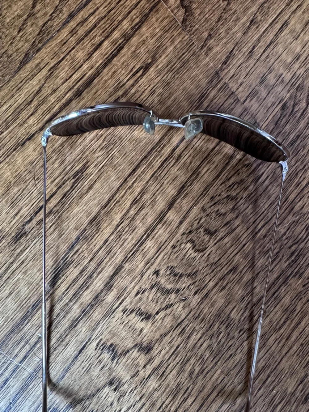 Ray-Ban Aviator polarized sunglasses with spare lenses